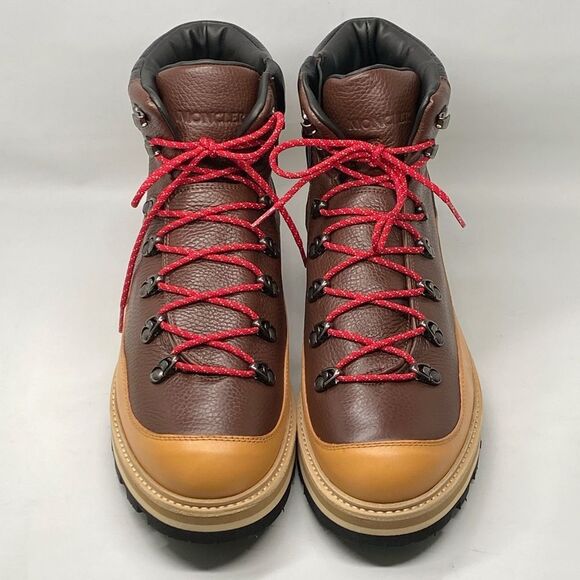 Moncler Leather Trek Hiking Boots size 45/us size 12 - Picture 4 of 16